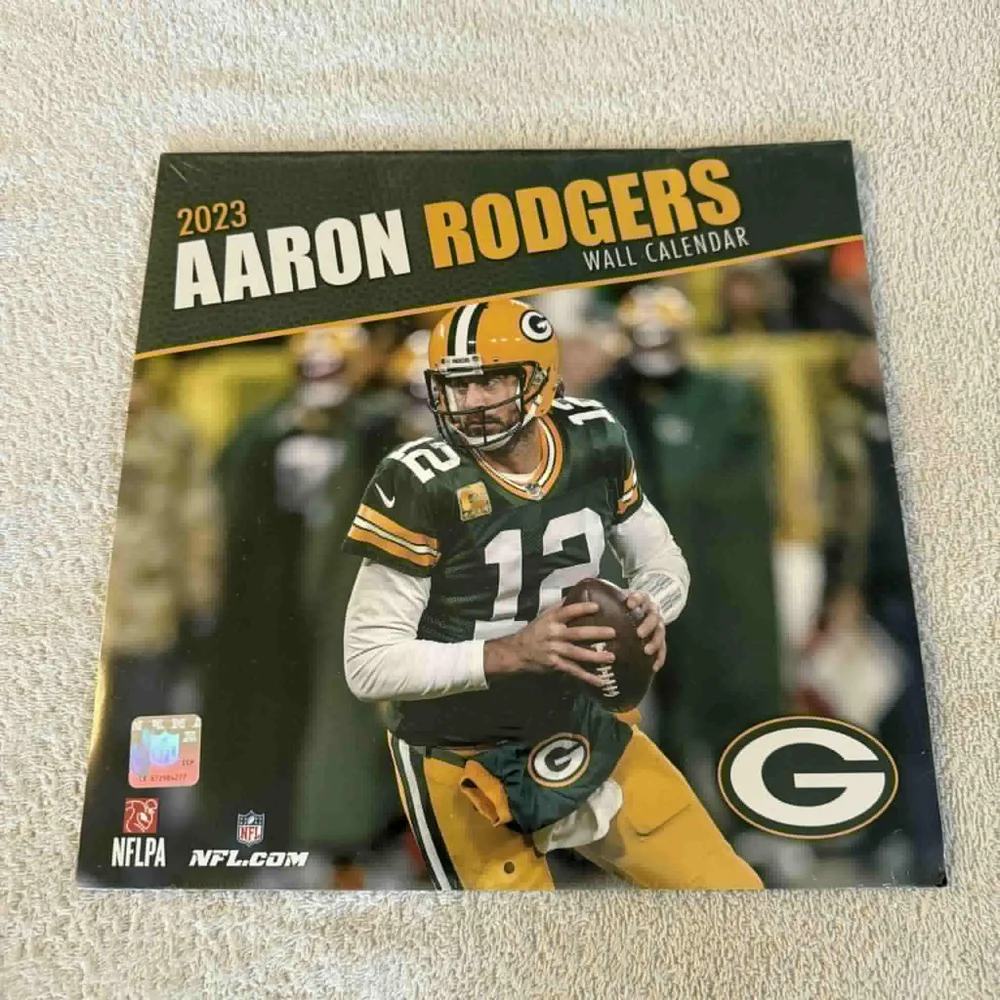 Aaron Rodgers Turner Licensing 2023 Wall Calendar Sealed ISBN 978-1469394428